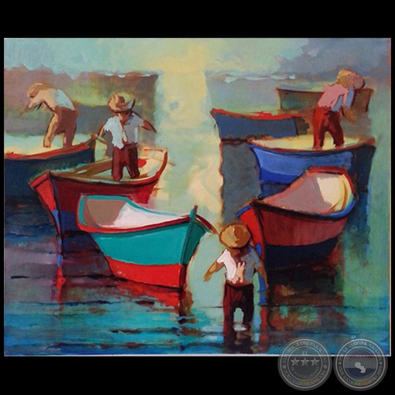 Canoeros - Obra de Koki Ruiz